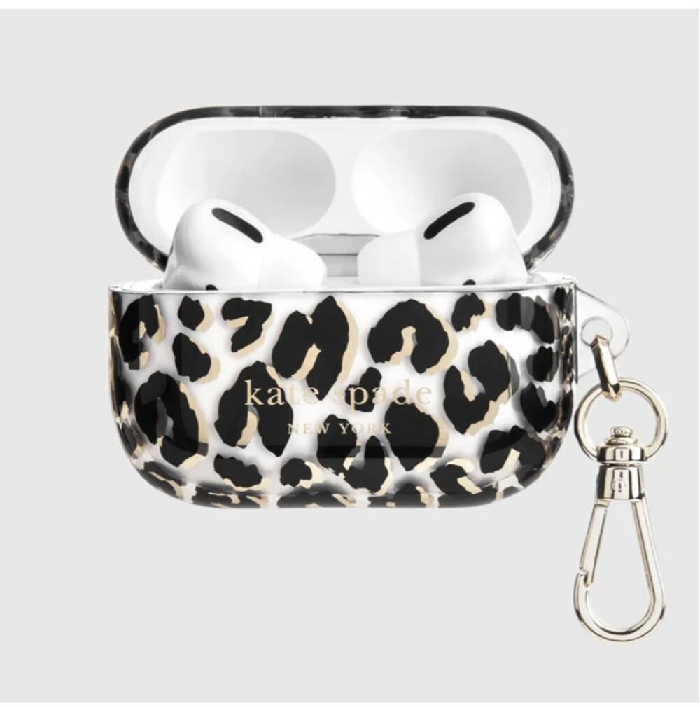 Kate Spade Protective Case for AirPods Pro 1 & 2 City Leopard